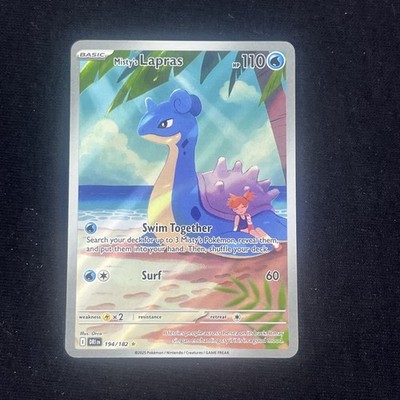 2025 Misty's Lapras 194/182 Destined Rivals Illustration Rare