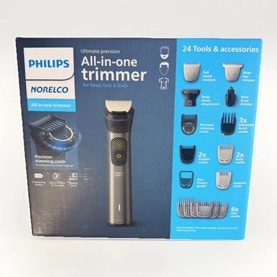 Philips Norelco Ultimate Precision Electric 24-in-1 Beard, Hair and Body Trimmer