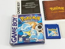 Pokemon Blue Version Nintendo Game Boy Complete with free shipping