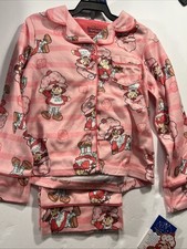 NWT Girls 4/5Pink Strawberry Shortcake 2pc Pajama Set Long Sleeve  Pants