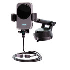 TRON Wireless Car Charger Mount with Cooling Fan AutoClamp, for iPhone/Android
