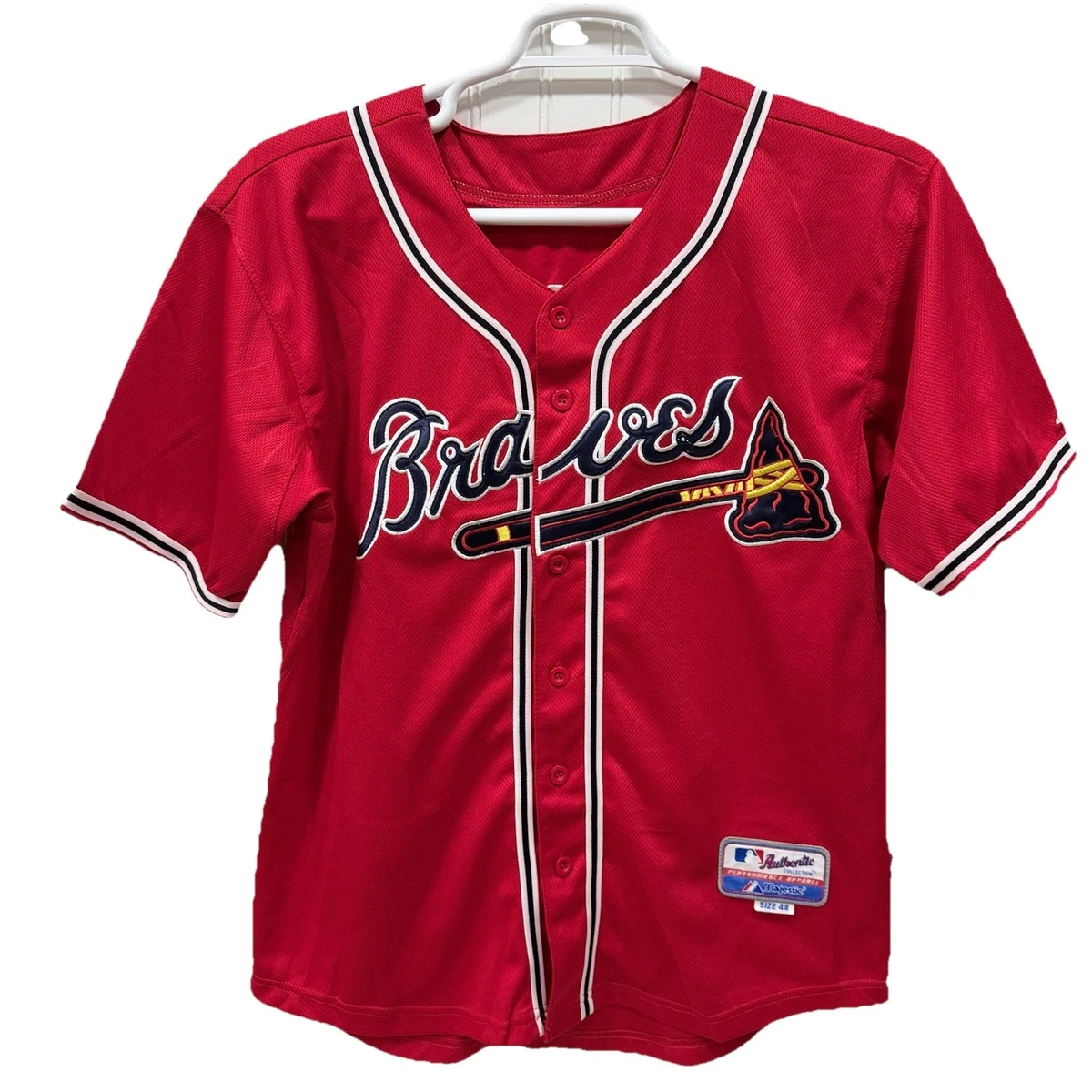 Majestic Chipper Jones MLB Jerseys for sale | eBay