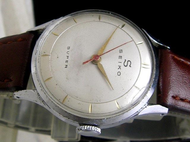 SEIKO SUPER 15 Jewels Hand Winding Watch 31mm Vintage Japan