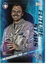 2019 Topps Alliance of American Football - Future Stars Josh Woodrum #FS-16