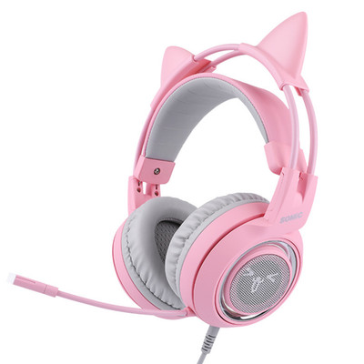 G951 Gaming Headset USB 7.1 Virtual Surround Sound Headsets LED Cat Ear Headphon