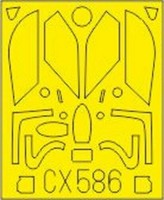 Eduard Accessories CX586 - 1:72 Mig-21Pf For Eduard - Neu