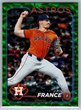 2024 Topps Update J.P. France Green Crackle Foilboard /499 #US26 Astros