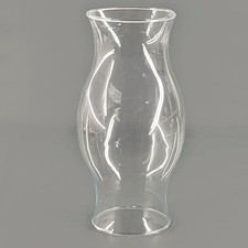 Clear Glass Hurricane Lamp Chimney Shade Replacement 8.75 Inch Flared Rim