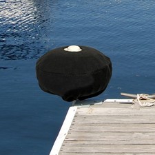 Taylor Made Products Dock Wheel Cover, Black, 12"