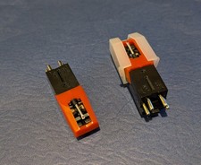 2 Pcs Vinyl Turntable Cartridge with Needle Stylus for Vintage LP Record Player