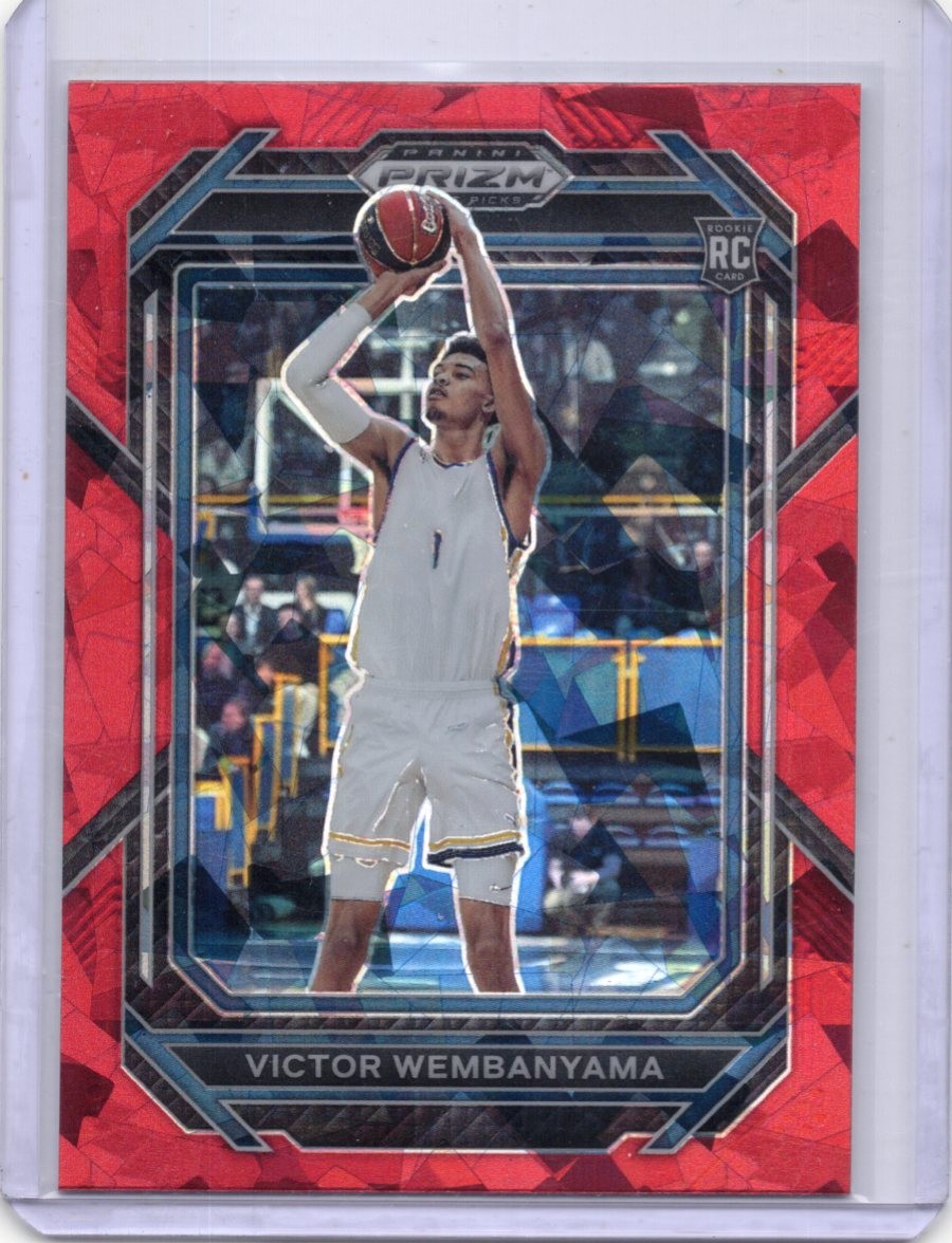 2023 Panini Prizm Draft Picks Victor Wembanyama Rookie Red Ice #2