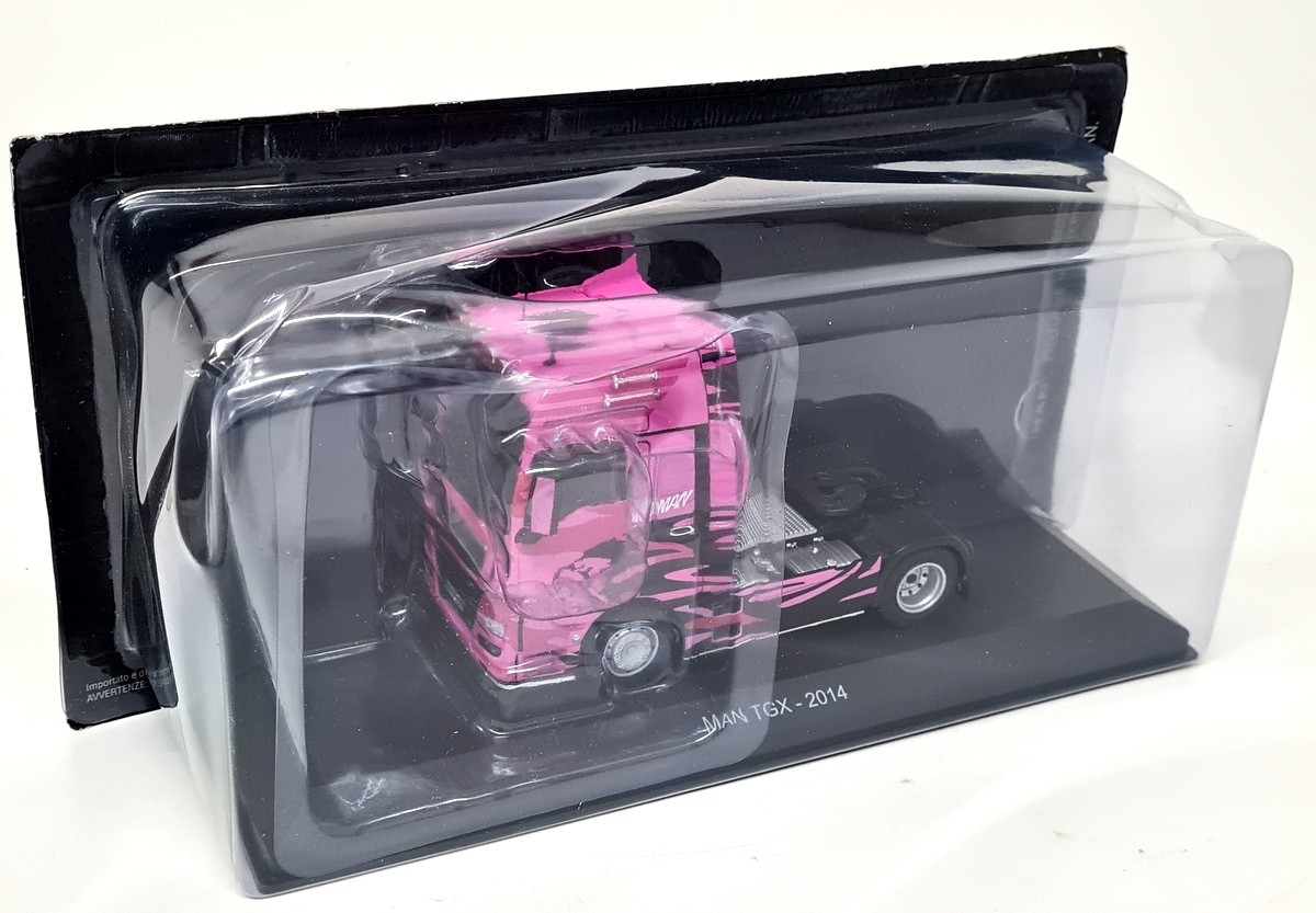 MAN TGX 2014 Pink 1/43 Hachette Diecast Model Truck
