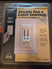 Hunter Allfan Ceiling Fan & Light Control Model 27182 White