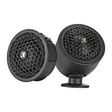 Kicker 46KST2504 KST2504 1" Car Audio Silk-Dome Tweeters w/ X-OVERS 4-Ohm KST250