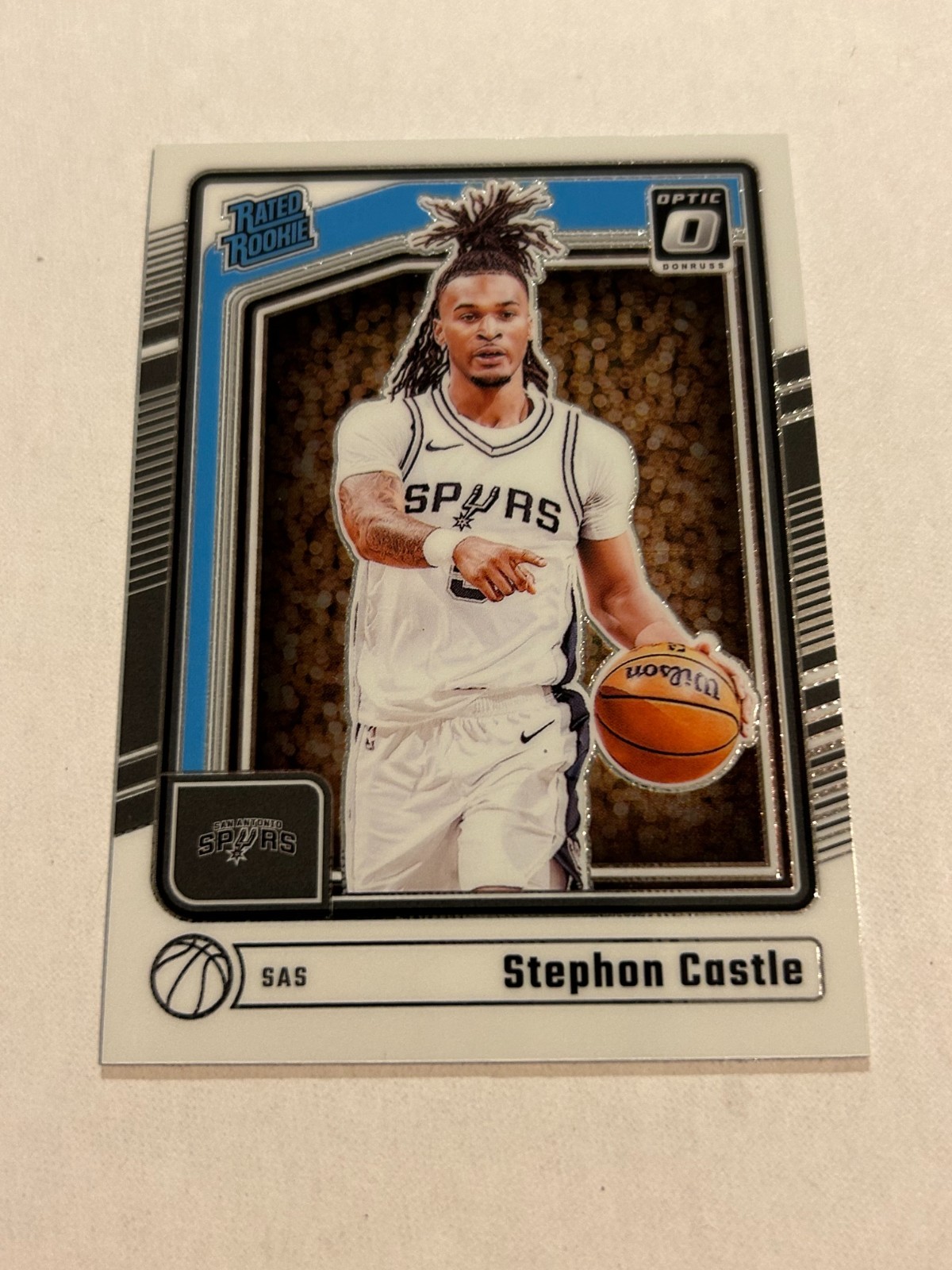 2024-25 DONRUSS OPTIC STEPHON CASTLE #254 RATED ROOKIE SPURS TN2