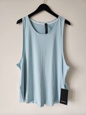 NWT LULULEMON License To Train Tank Top Shirt Men's XXL FOAM Light Blue