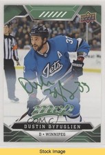 2019-20 Upper Deck MVP Green Script Dustin Byfuglien #55 READ 8tn