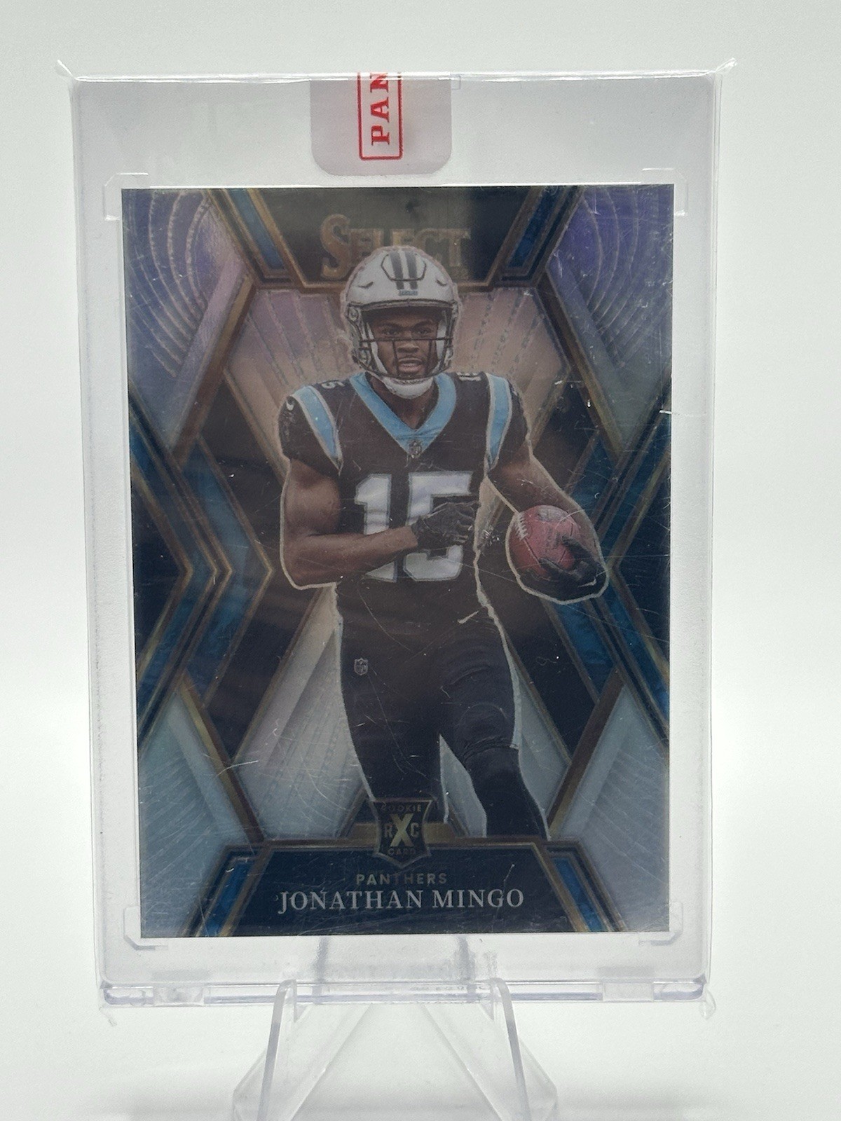 2022 Panini Select - 2023 XRC Jonathan Mingo #514 Silver Prizm (RC)