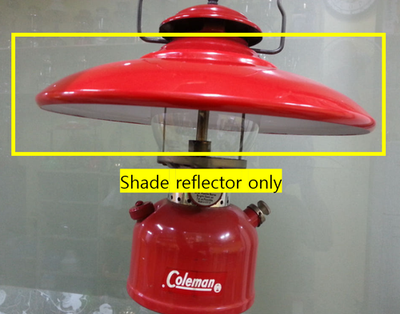 Coleman 200 lantern Enamel coated Shade Reflector | eBay