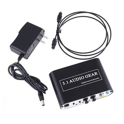 5.1 CH Audio Decoder Amplifier SPDIF To 6 RCA DTS AC3 Optical Digital Amplifier