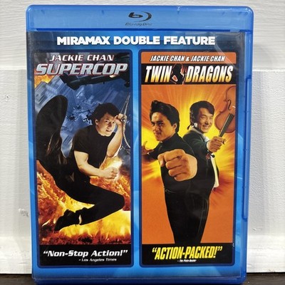 Supercop  Twin Dragons BluRay Miramax Double Feature Jackie Chan Action