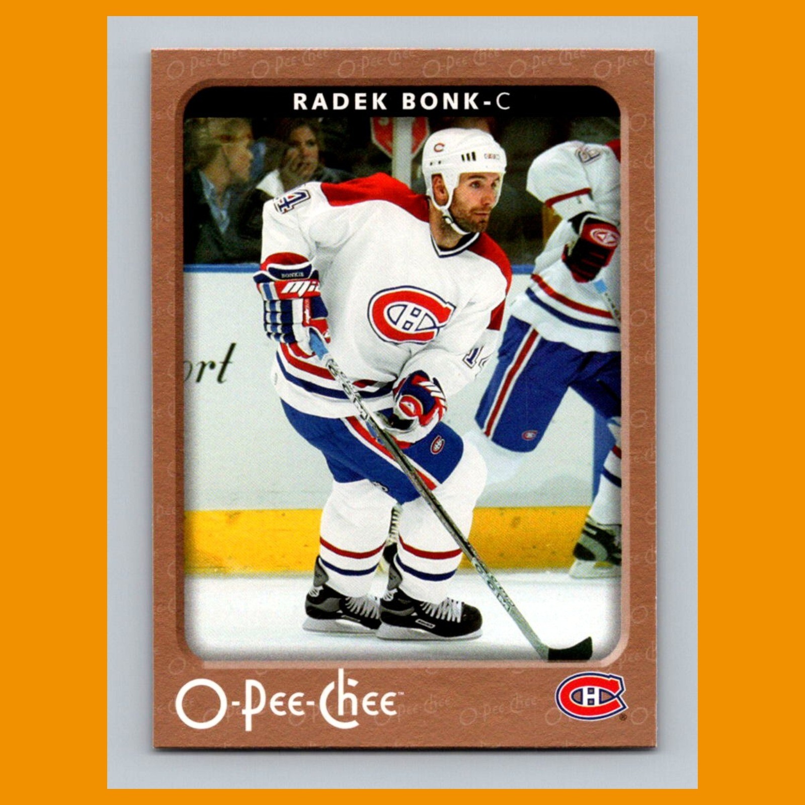 Radek Bonk #265 2006-07 O-Pee-Chee Montreal Canadiens Hockey Card NHL