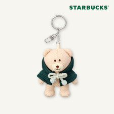 Starbucks Winter Knit Bearista Keychain Bag Charm Keyring Official MD