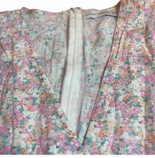 Faithful The Brand Women's Pink Floral Dress Size 10 Short Sleeve