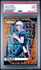 2024 Panini Prizm Drake Maye RC Orange Lazer Prizm #329 PSA 9 MINT Patriots 🔥