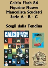 Calcio Flash 86 Mancolista Scudetti Nuovi Scegli dall'elenco Menu
