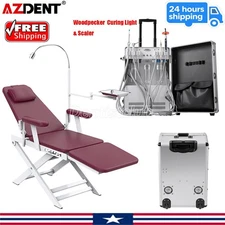 Dental Portable Mobile Delivery Unit System Air Compressor Suction Cart 4H/Chair
