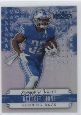 2020 Panini Honors 2002 Honors Rookies 60/70 D'Andre Swift #7 0p31