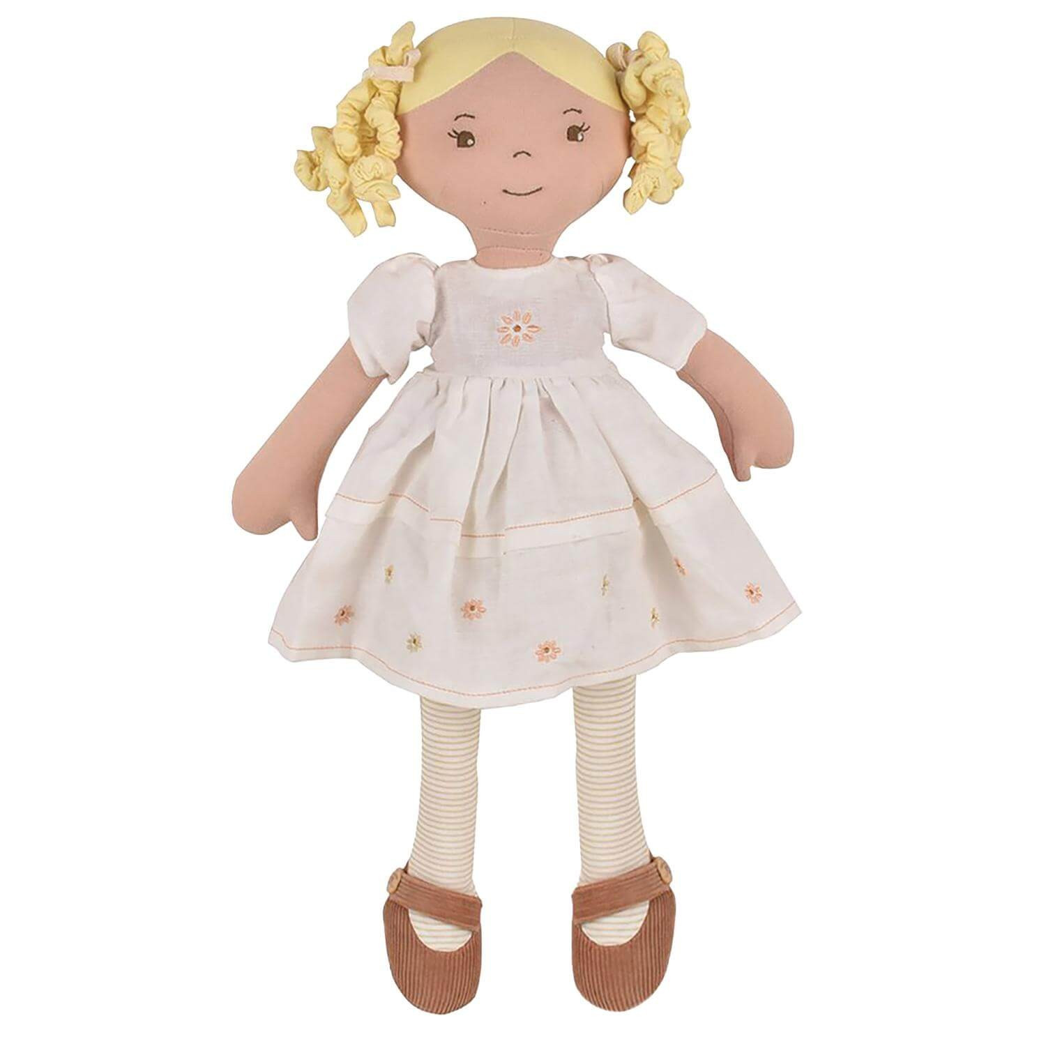 PRISCY SOFT RAG DOLL - 40 CM TALL - SUITABLE FROM BIRTH  AND A GREAT GIFT!