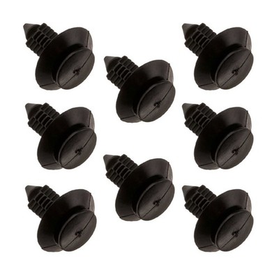 For Ford Mustang 1990-1993 Panel Trim Retainers | 1/2 In. Head Diameter | Black
