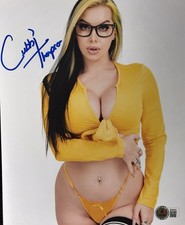 Cubbi Thompson Signed 8x10 Photo Adult Star BAS Beckett COA Autograph