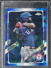 Santana, Danny - 2021 Topps Chrome Sapphire 