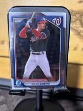 Bowman Chrome 2024 Prospects Rookie Dylan Crews #BCP-193 Nationals Baseball