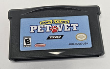 Paws & Claws Pet Vet Nintendo Game Boy Advance GBA Video Game