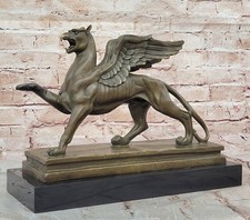 Celtic Griffin Flying Beautiful Hot Cast Bronze Sculpture Statue Home Decor Deal