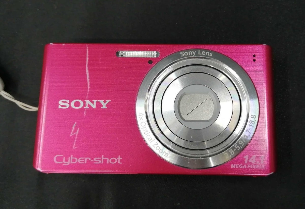 Sony Cyber-shot DSC-W610 Pink 14.1MP Compact Digital Camera From