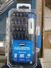 HART 31-Piece Precision Screwdriver Set, HHSDP002, See Photo For Contents