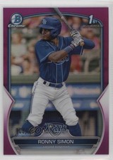 2023 Bowman Chrome Prospects Fuchsia Refractor /199 Ronny Simon #BCP-112 16ei