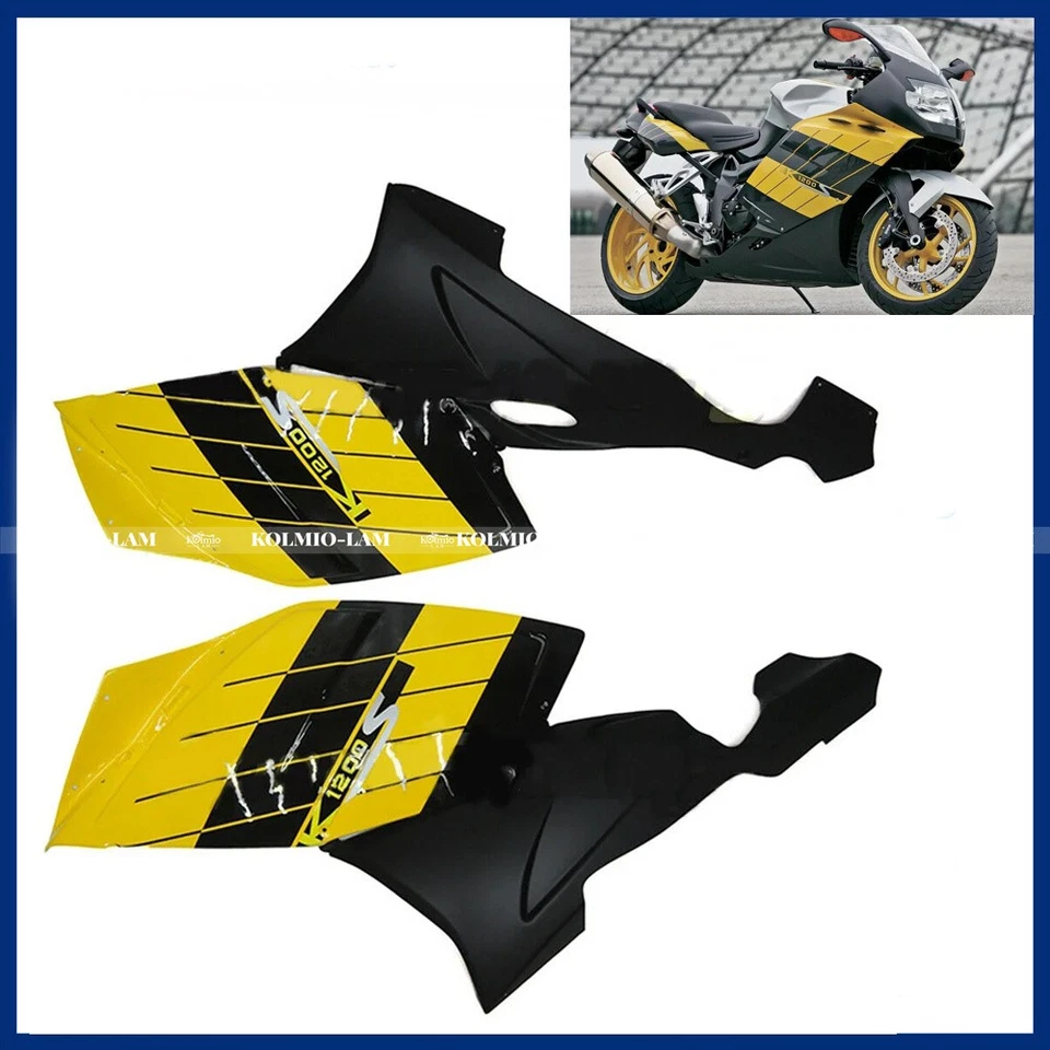 Carenado lateral izquierdo+derecho de carrocería de motocicleta ABS apto para BMW K1200S 2005-2008 Foto 3 de 4