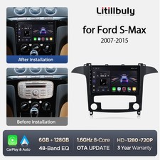 9'' Für Ford S-Max WA6 2006-2014 Carplay Android14 Autoradio GPS NAVI 6+128GB