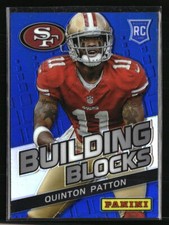 Quinton Patton 2013 Panini Building Blocks #18 RC Football Card