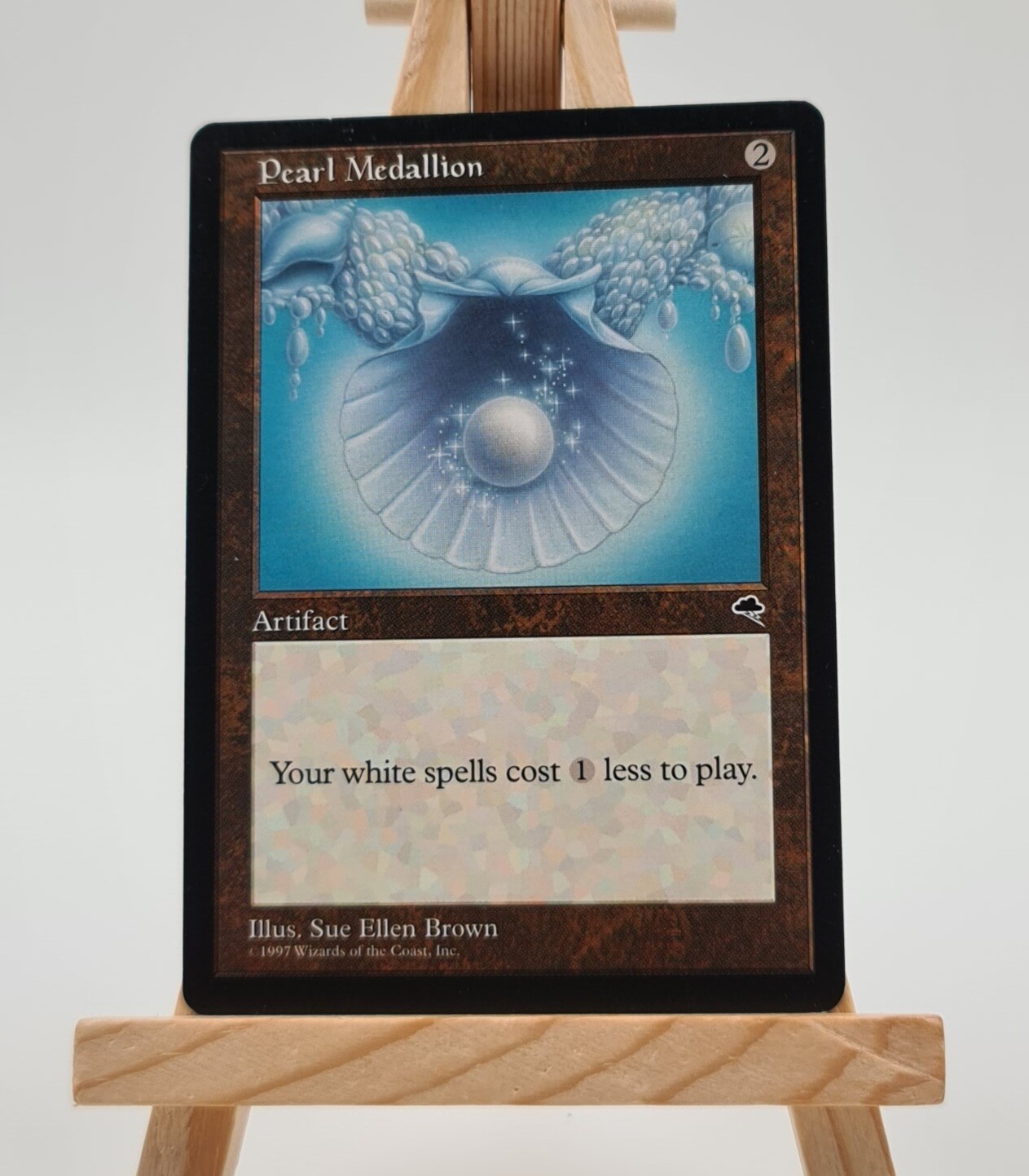 Pearl Medallion  Tempest Magic Karte MTG  englisch (Perlenmedaillon) 