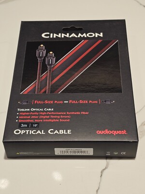 AUDIOQUEST CINNAMON OPTICAL CABLE - 3M  / 10FT