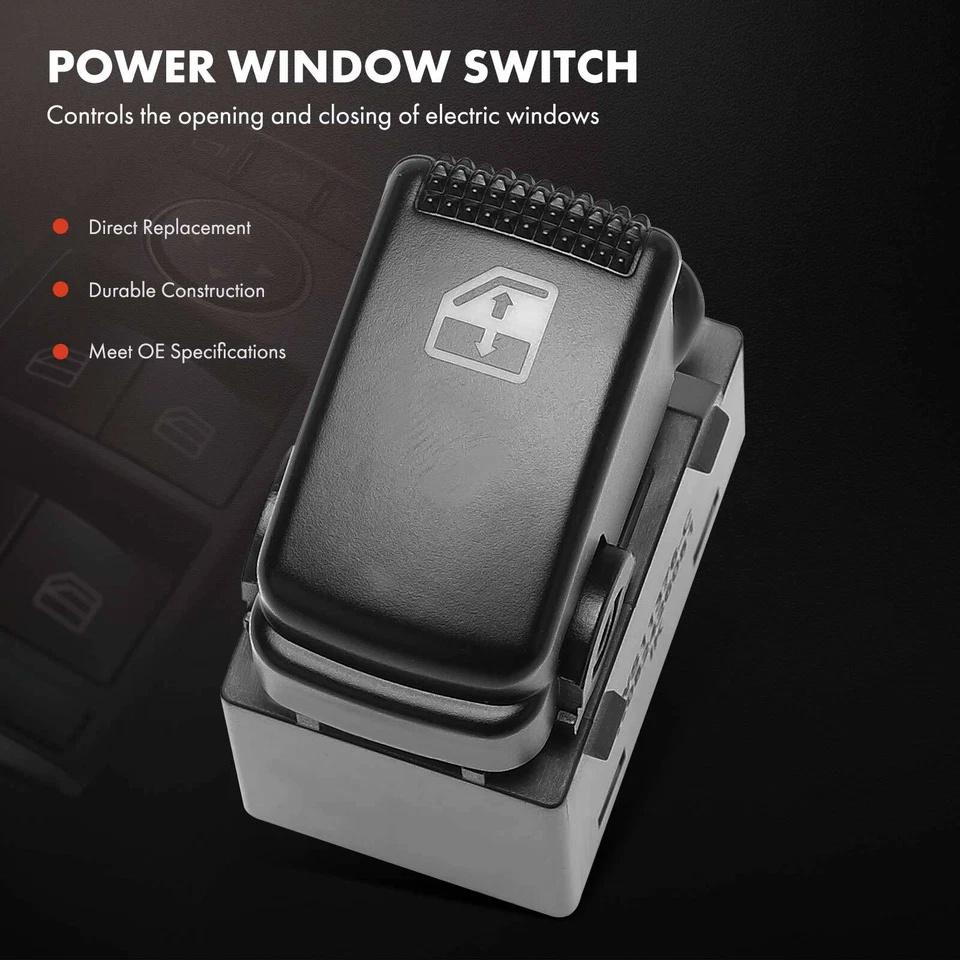 Rear Driver Left Side Power Window Switch for Hyundai Tucson 2006 2007 2008 2009 - Image 3 of 4