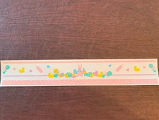 New Mrs. Grossman Scrapbooking Stickers - Baby Girl Design Lines - 1997