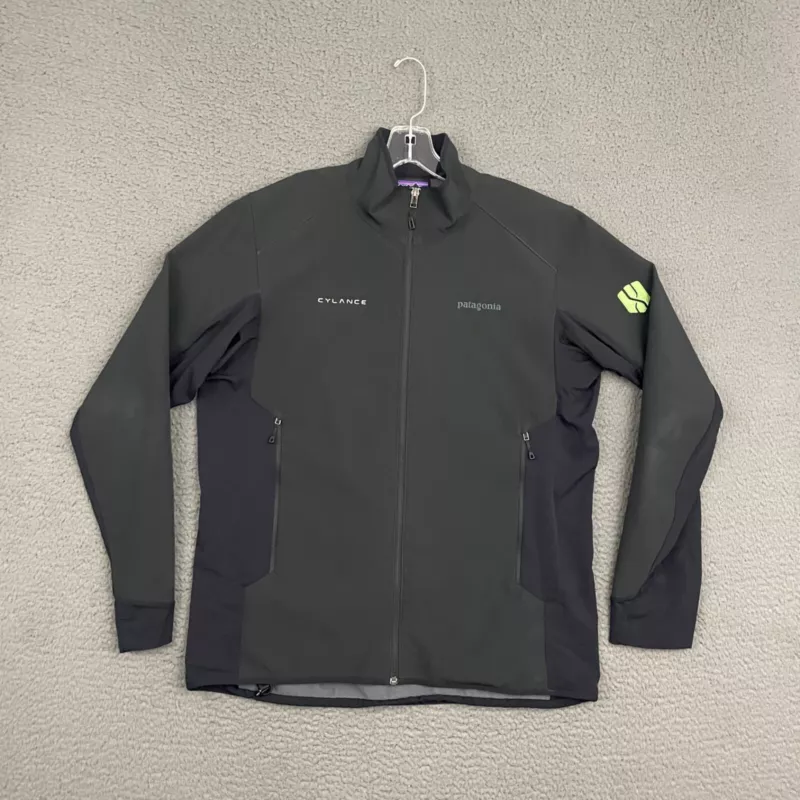 patagonia full zip embroidered logo polartec dad outdoor jacket